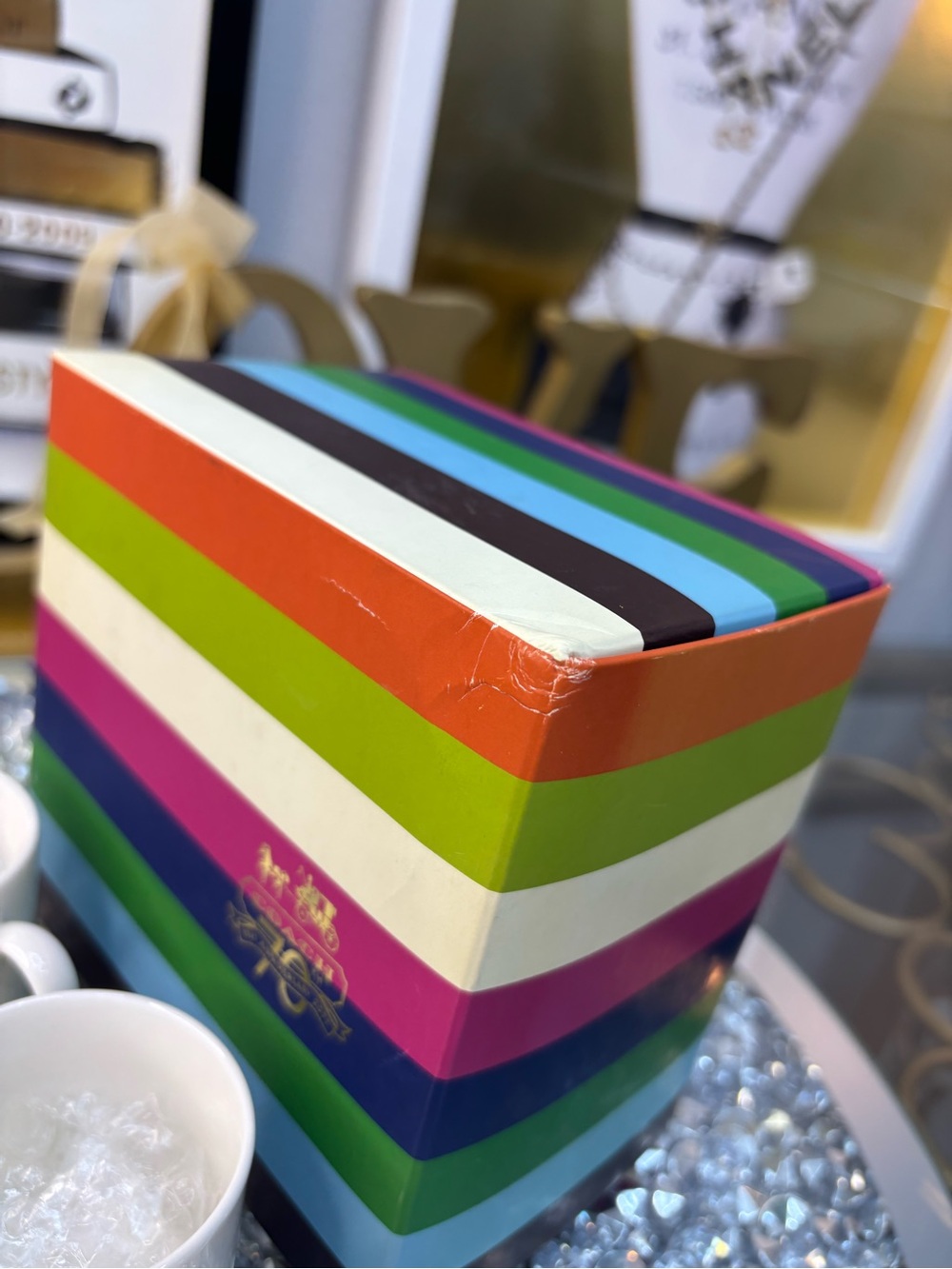 Coach 70th Anniversary Signature Gift Box Mug Set NIB - Picture 12 of 12